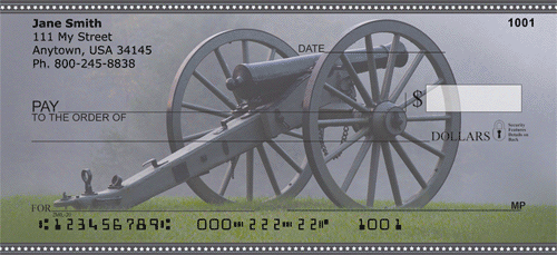 Civil War Cannons Checks