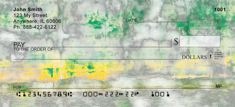 Retro Style Tie Dye Personal Checks