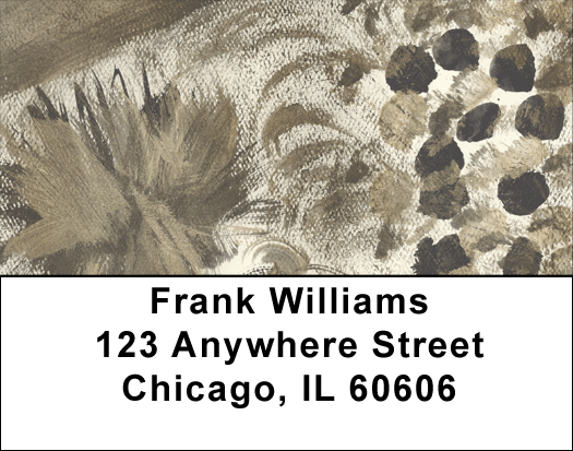 African Inspirations Address Labels