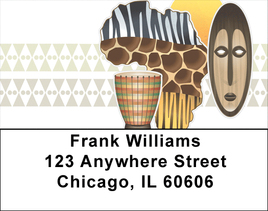 Black History Flat Address Labels