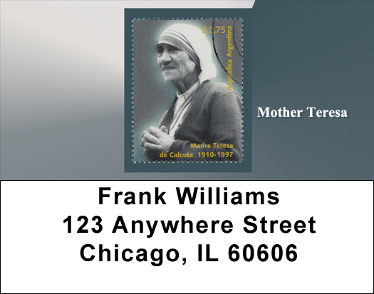 Mother Teresa Address Labels