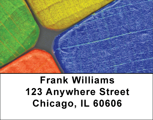 Colored Blocks Address Labels