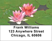 Lotus Lilies Address Labels