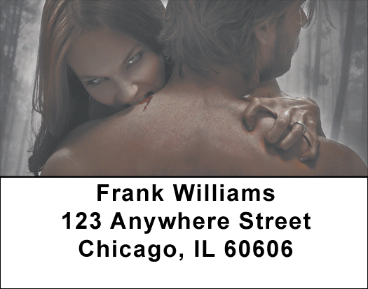 Vampire Seduction Address Labels