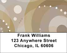Java Inspired Circles Address Labels