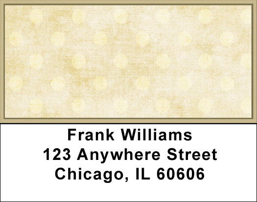Vintage Dots Address Labels