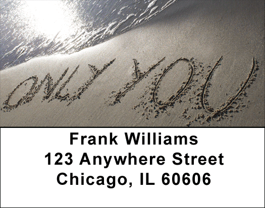 Romance Address Labels