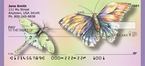Butterflies In Flight Personal Checks