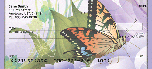 Butterfly Fantasy Personal Checks