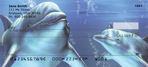 Friendly Dolphins Personal Checks
