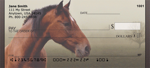 Horse Portraits Personal Checks