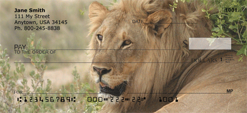Lions King Of The Jungle Personal Checks