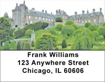 European Castles Topiary Gardens Address Labels