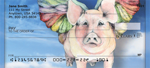 Yes Pigs Fly Personal Checks