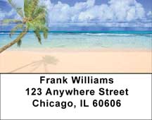 Palm Tree Paradise Address Labels