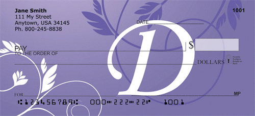 Purple Prosperity -D Personal Checks