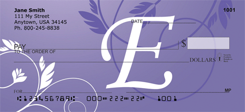 Purple Prosperity -E Personal Checks