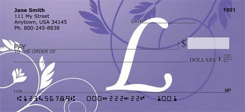 Purple Prosperity -L Personal Checks