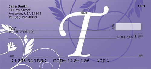 Purple Prosperity -T Personal Checks