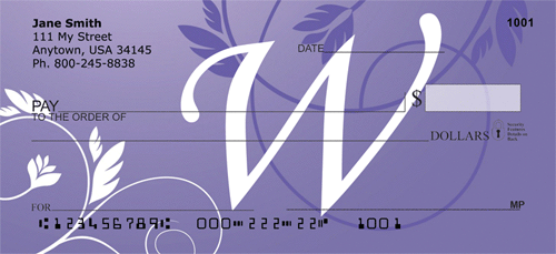 Purple Prosperity -W Personal Checks