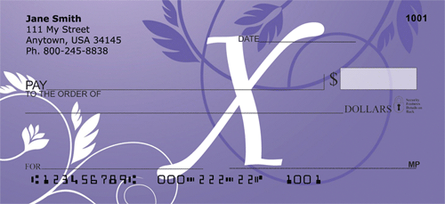 Purple Prosperity -X Personal Checks
