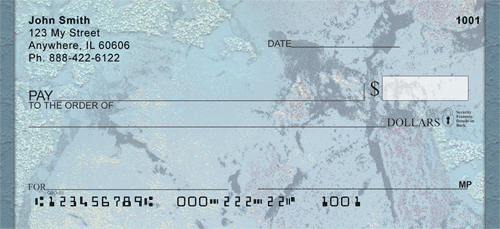 Marvelous Marble Personal Checks