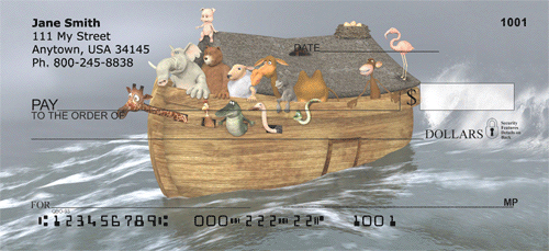 Noah And The Ark Personal Checks