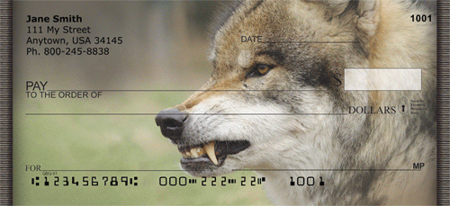 Wolves In Motion Personal Checks