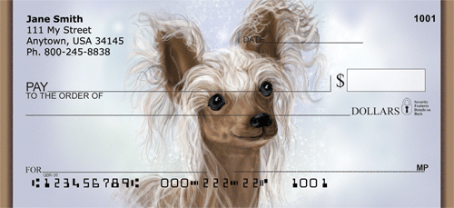 Chinese Crested Hairless Personal Checks