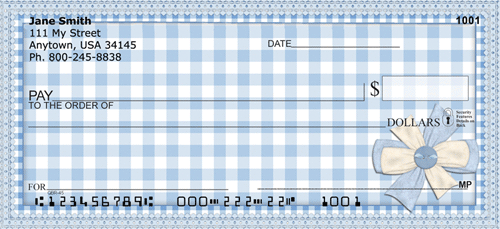 Country Gingham Personal Checks