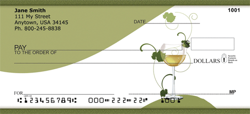 White Wine Personal Checks