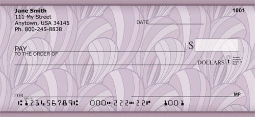 Lavender In Abstract Personal Checks