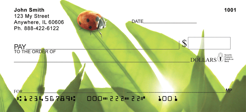 Enchanted Greenery Personal Checks