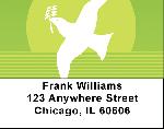Doves With Olive Branch Address Labels