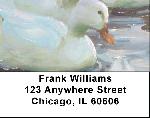 Painted Swans Address Labels