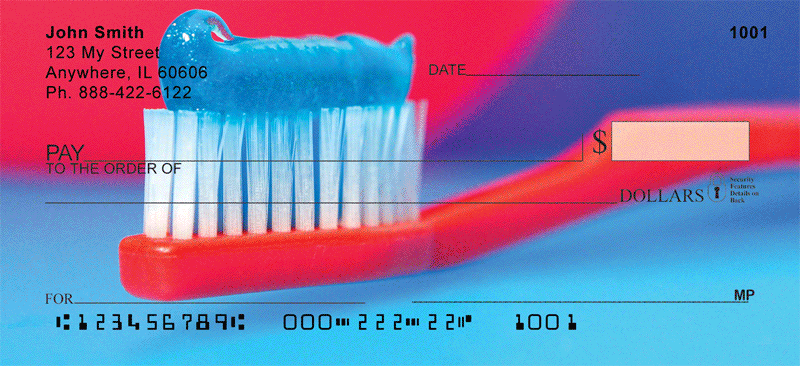 Clean Mouth Red Toothbrush Personal Checks