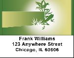 Frog Silhouette Address Labels