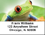 Funky Tree Frogs Address Labels