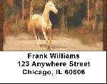 Horses In Fall Address Labels