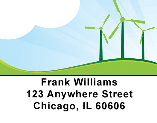Wind Energy Address Labels