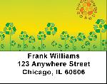 Recycle And Grow Green Address Labels