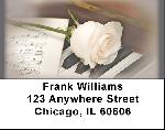 Music roses And Romance Address Labels