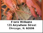 Lobster Fresh Catch Address Labels