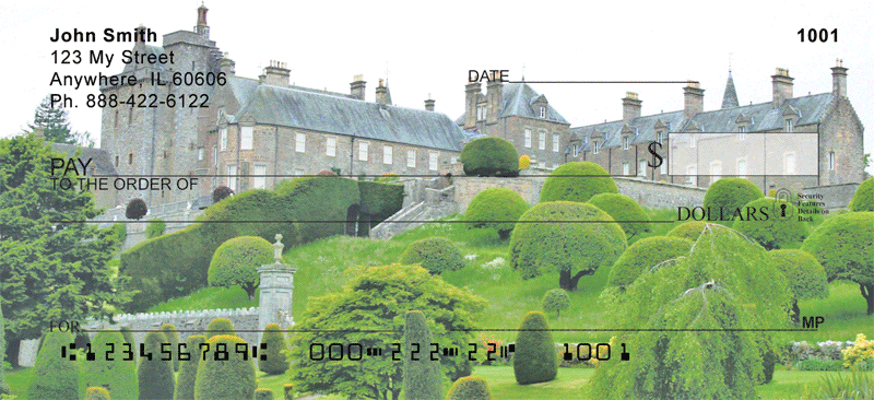 European Castles Topiary Gardens Personal Checks