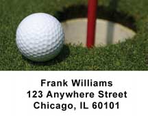 Golfing Address Labels