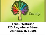 Hands Of Diversity Address Labels