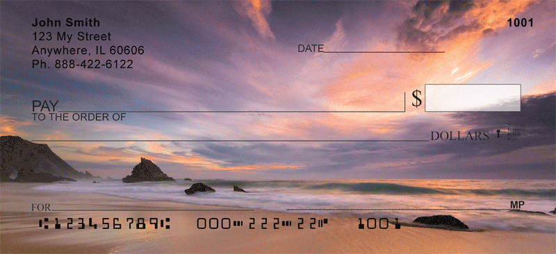 Everchanging Beaches Personal Checks