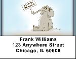 Will Work For Peanuts Address Labels