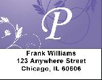 Purple Prosperity -P Address Labels