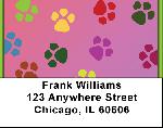 Puppy Paws Address Labels